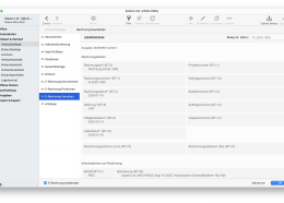 Verkaufspositionen E-Rechnung Vorschau