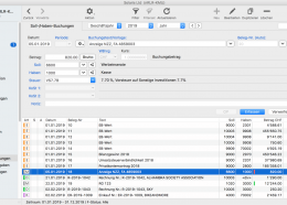 elegant buchen - Soll-/Haben Buchhaltungsdialog Lightmodus