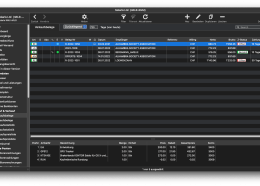 shakehands Kontor Verkaufsbelege Darkmodus