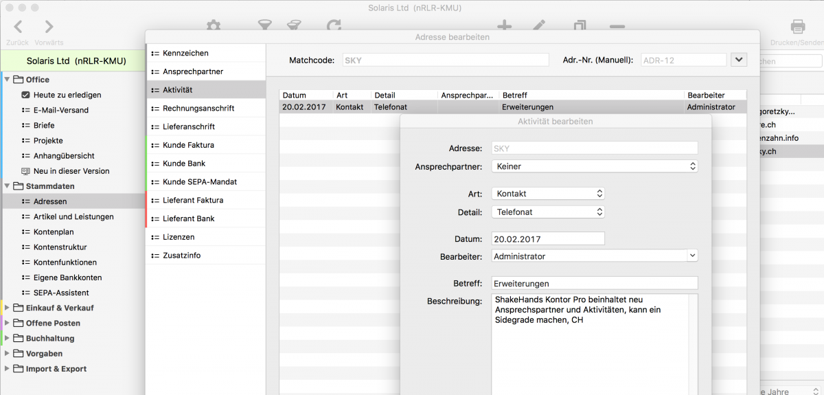 Sachbearbeiter und Sachbearbeiter bearbeiten